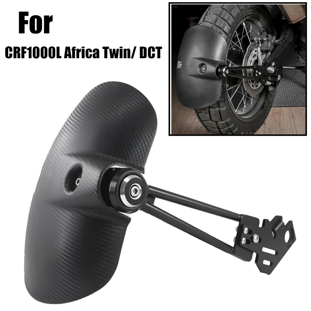 For Honda CRF1000L Africa Twin/DCT CRF 1000 L 2016 - 2019 Motorcycle Rear Fender Mudguard Tire Hugger Wheel Splash