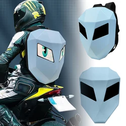 LED Devil's Eye blink animation Electronic screen Knight backpack Hard shell waterproof high-capacity Cycling outdoors knapsack