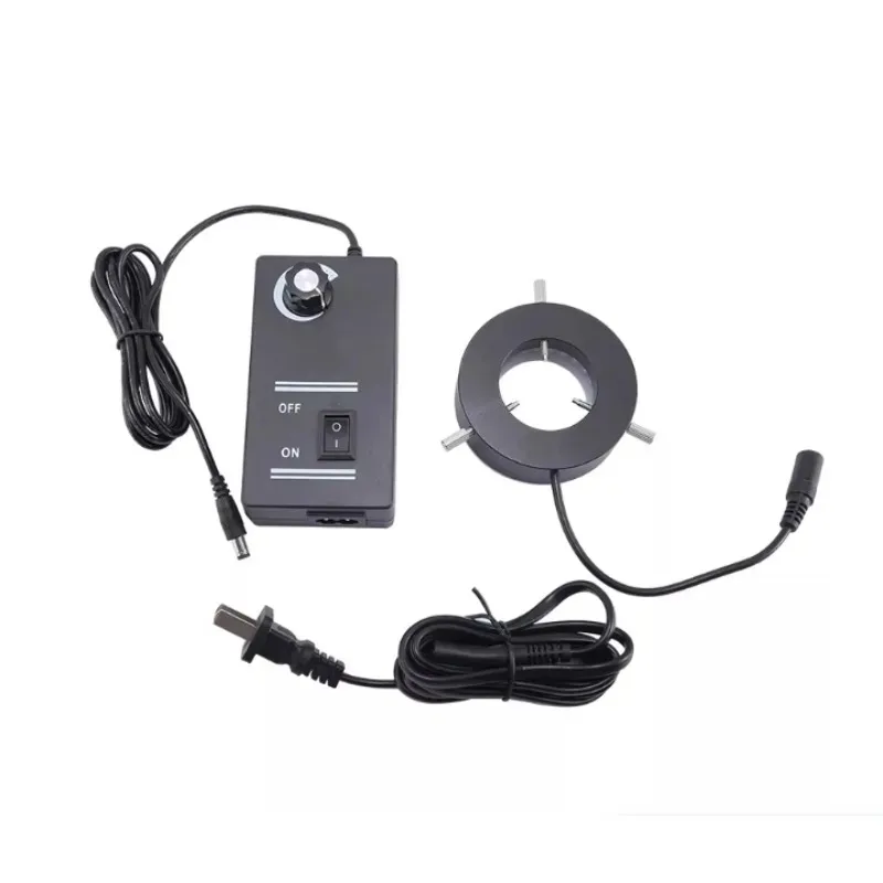 Microscope Magnifier Illuminator 48 PCS Beads Adjustable Ring LED Light for Stereo Microscope Lamp Lupe Camera Light Source
