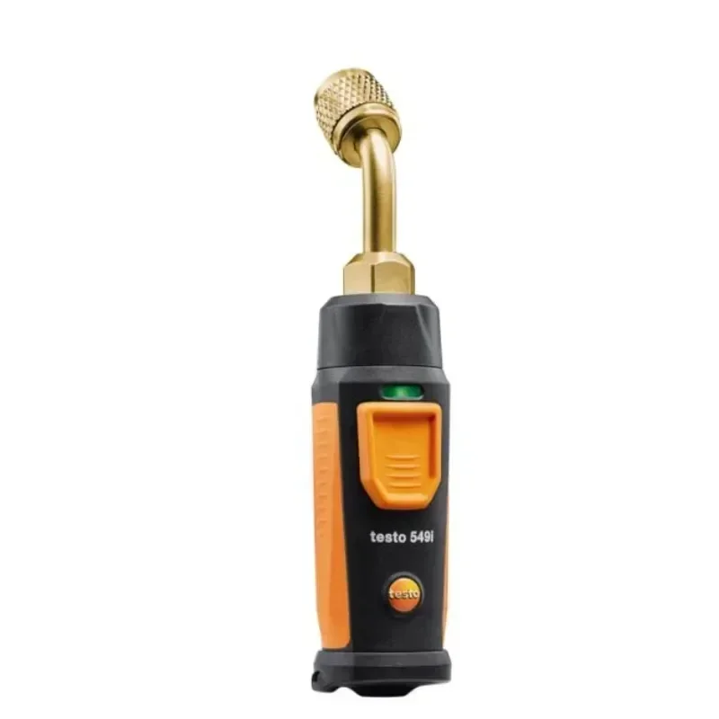 Medidor de alta pressão do coletor digital Testo 549i e 115i e termômetro com braçadeira de tubo operado via medidor coletor de smartphone