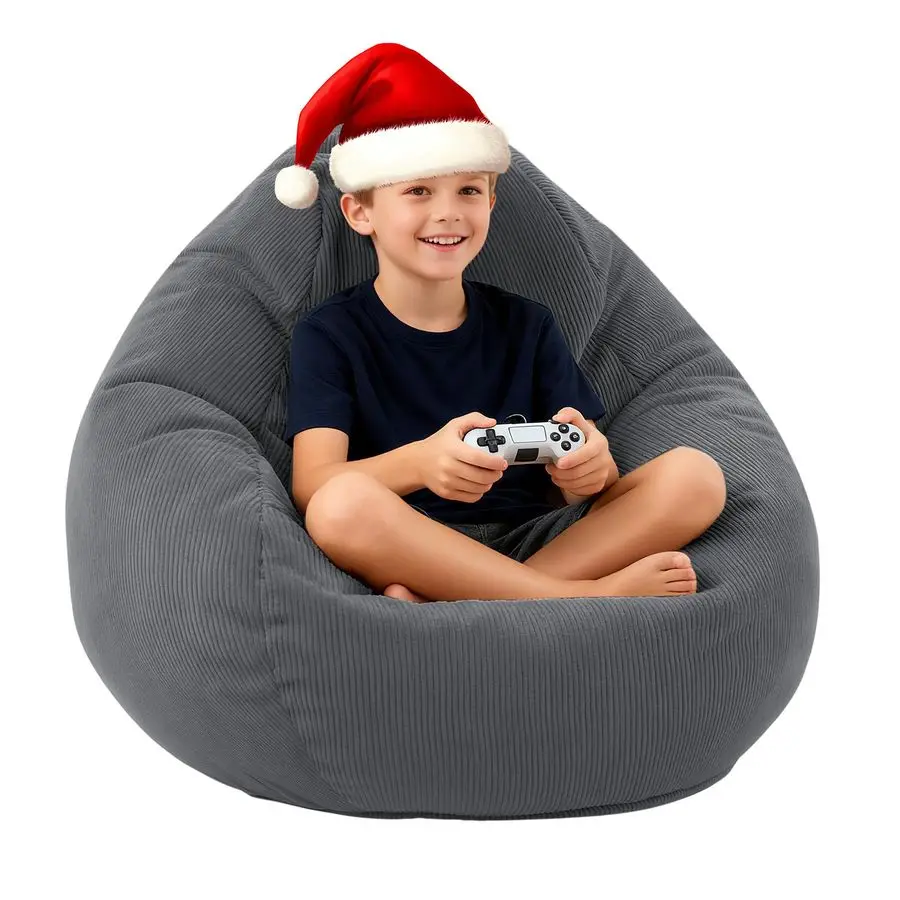 

Bean Bag Chair Memory Foam Bean Bag Chairs for Kids Teens with Filling Round Kids Bean Bag Chair for Living Room Bedroom Colleg