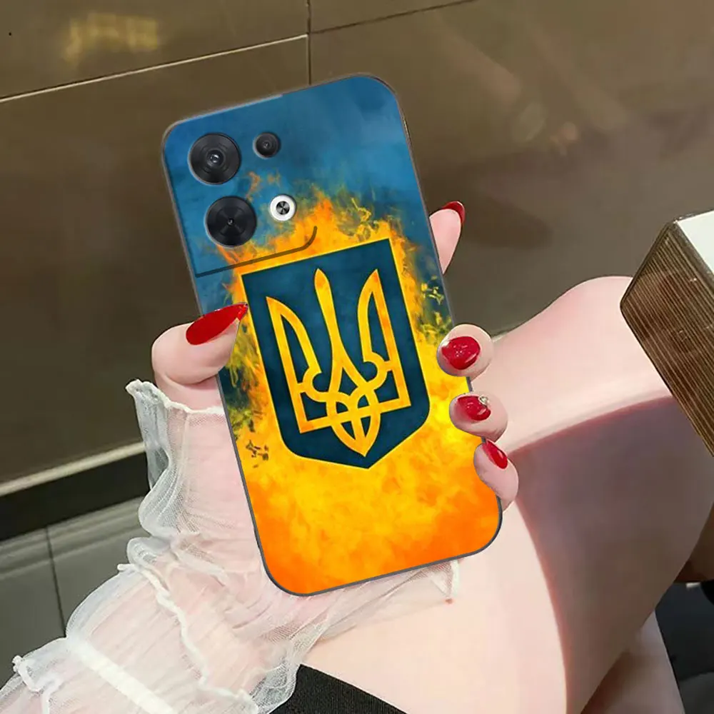 Flag Of U-Ukraine Phone Case For OPPO RENO 11 11F 10 8T 8 8Z 7Z 7 6Z 6 5F 5 4F 4 3 2F Find X3 PRO LITE 4G 5G Case Funda Shell