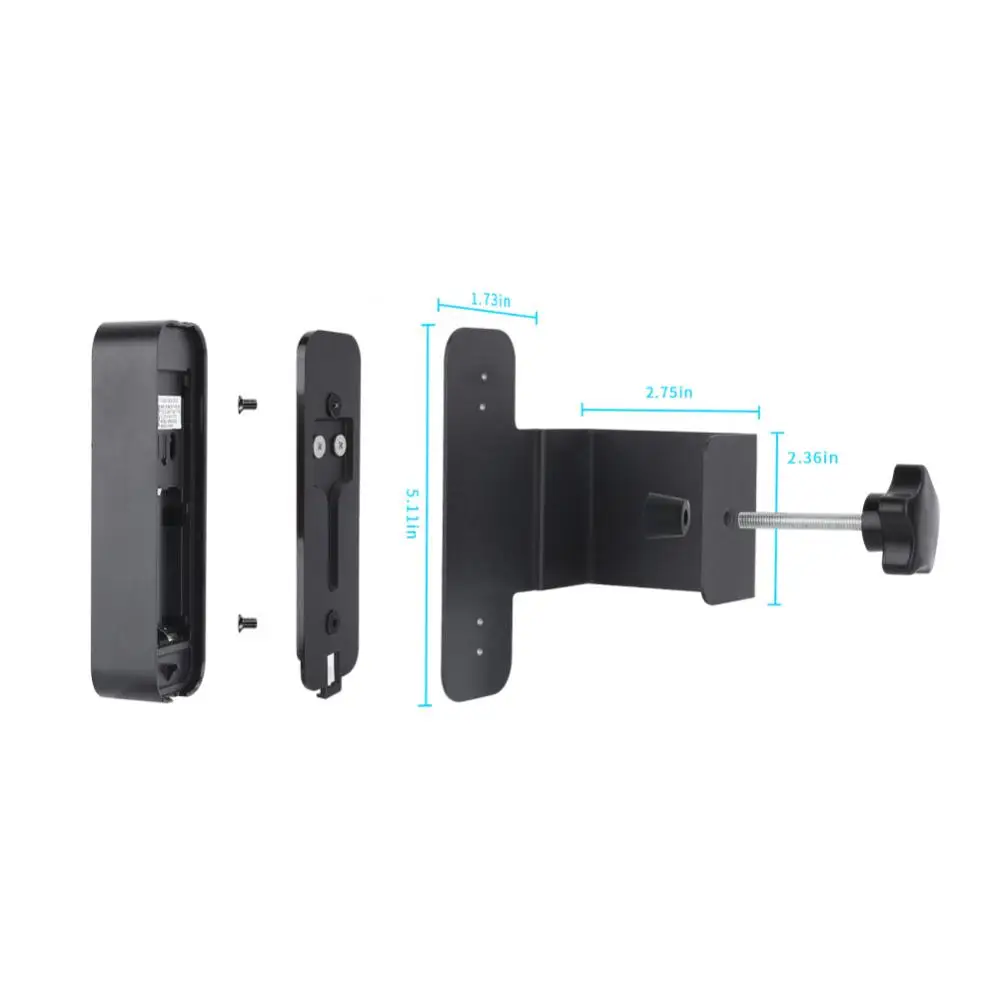 Anti-theft Door Ring Video Doorbell Mounting Bracket Adjustable Doorbell Mounting Bracket No Drill Speedy Doorbell Bracket