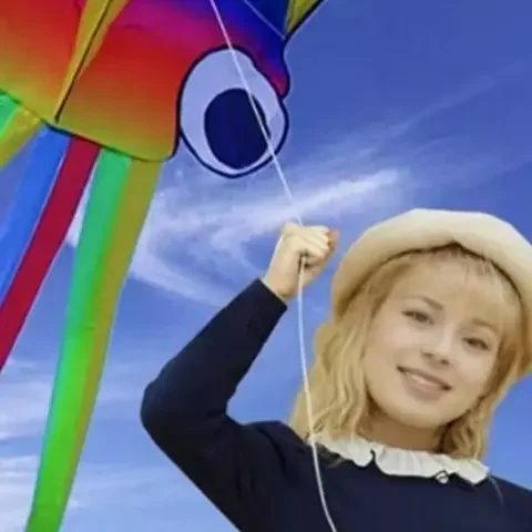 1 Set riesige weiche Drachen für Erwachsene, Outdoor-Spielzeug, regenbogenfarbener 3D-Krake-Weichdrachen, 4 m riesiger Drachen mit 100 m Reifenlinie