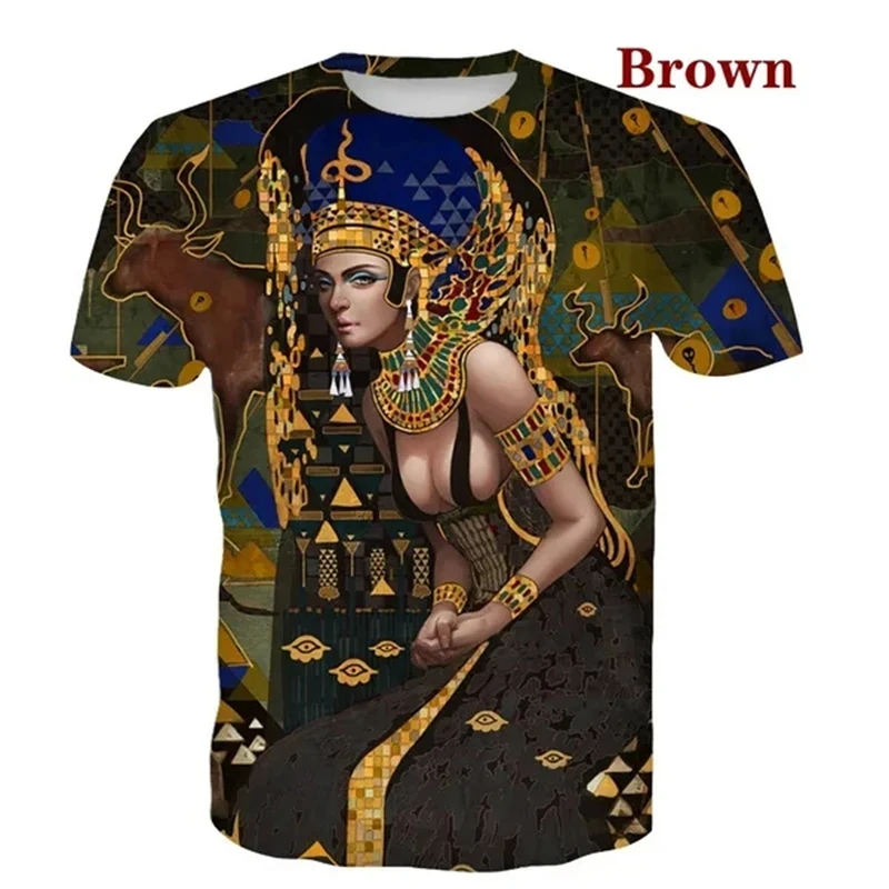 Horus Ancient Horus T-shirt Egyptian God Eye Of Egypt Pharaoh Anubis Face T Shirt For Men Women Funny Tops Streetwear Tees Homme