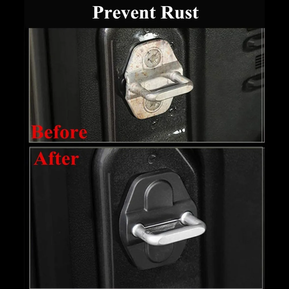 ABS Door Lock Decoration Cover for Jeep Wrangler JL / JLU / Sports / Sahara / Freedom / Rubicon / Gladiator JT