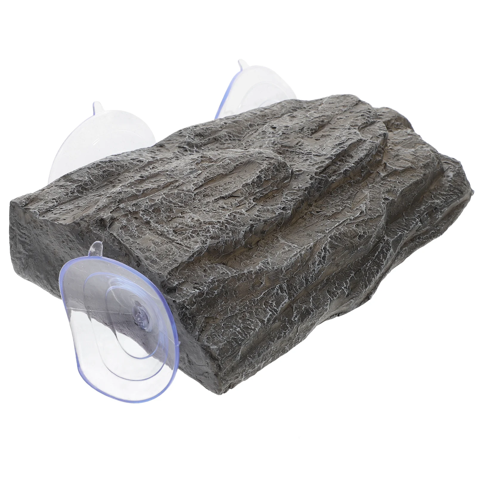 

Turtle Basking Platform Simulation Stone Design Suction Cup Adjustable For Small Turtles Frogs Reptiles Aquarium Decor