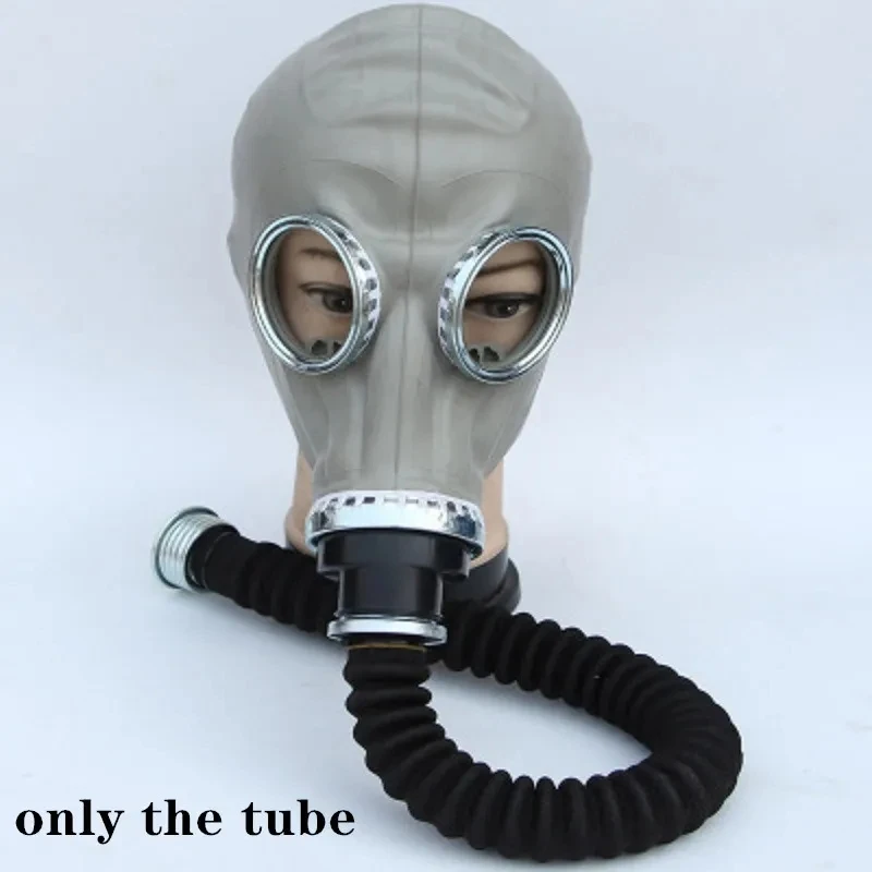 0.5m-1m Gas Mask Air Tube Spray Painting Respirator Large Vision Industry Safety Work Protection Acid Alkali Resistant