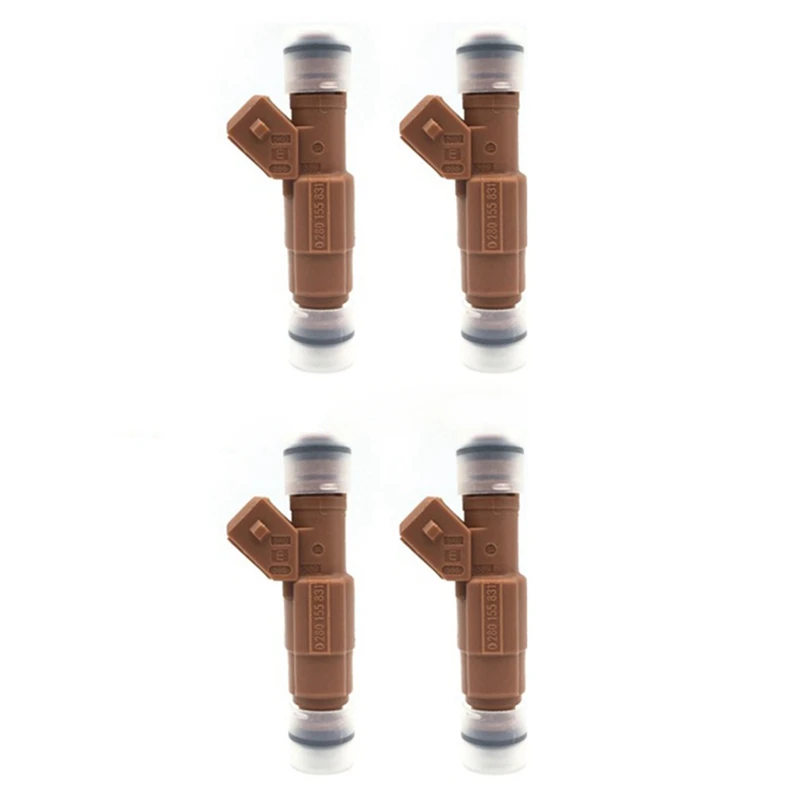 4PCS Car Injection Valve Fuel Injector 9186340 0280155831 For Volvo C70 S60 S70 S80 V70 XC70 XC90 Spare Parts Accessories