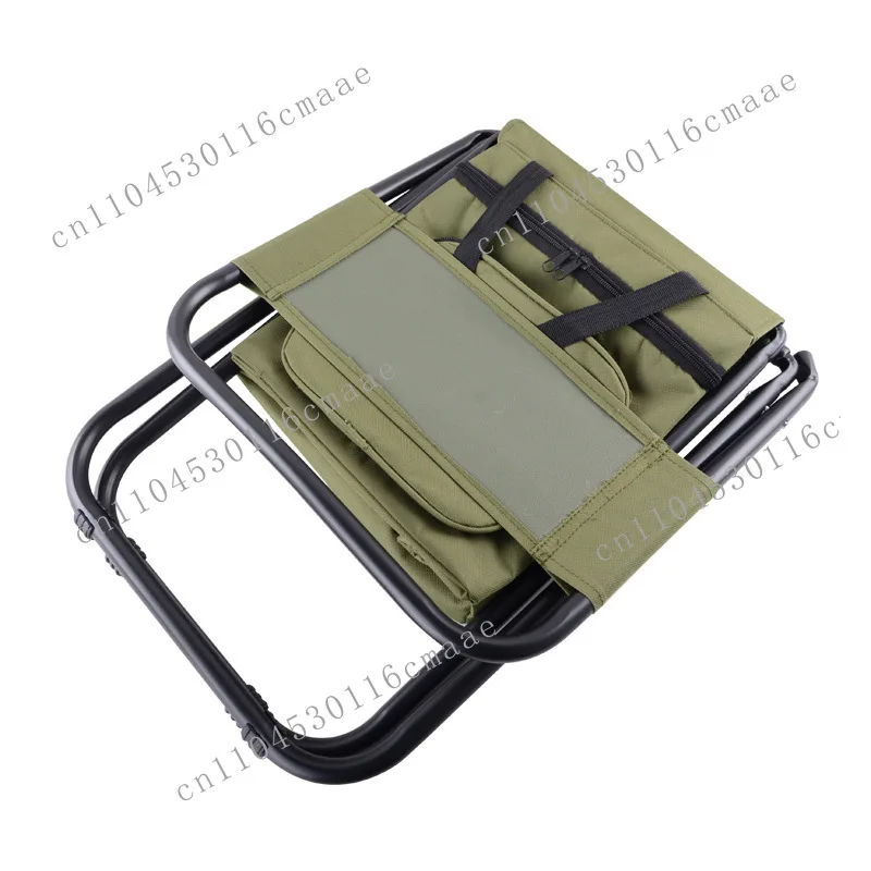 Outdoor Camping Portable and Comfortable  Ice Bag  Fishing Barbecue Thermal Insulation Folding  Chair High Backrest