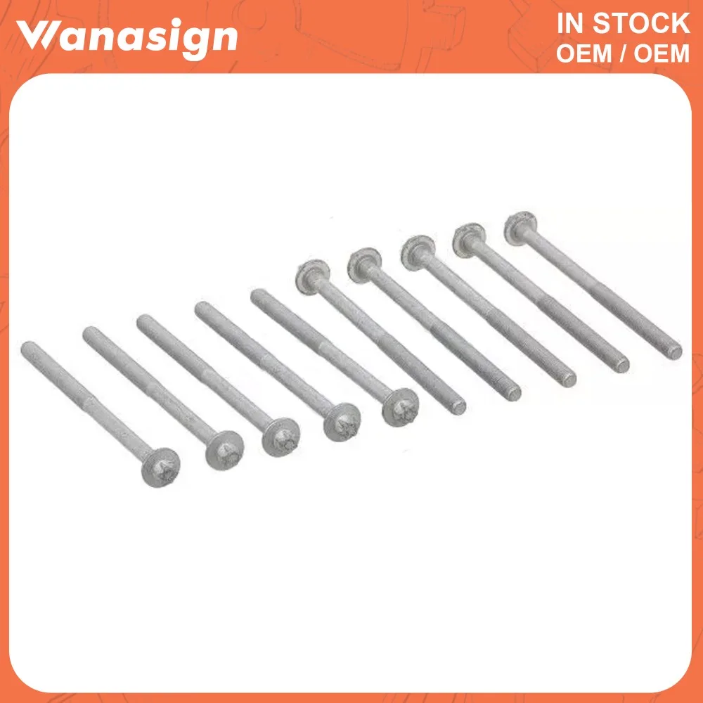 Engine Bolt Kit Cylinder Head Fit 6.2 L For Mercedes-Benz M156 C63 E63 AMG W204 W211 ML63 SL63 C204 C219 M156 985 6.2L V8 GAS