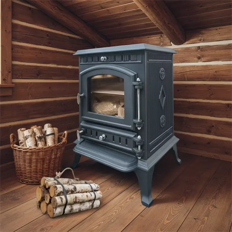 for Batch style wood burning stove indoor freestanding fireplace efficient heating solution