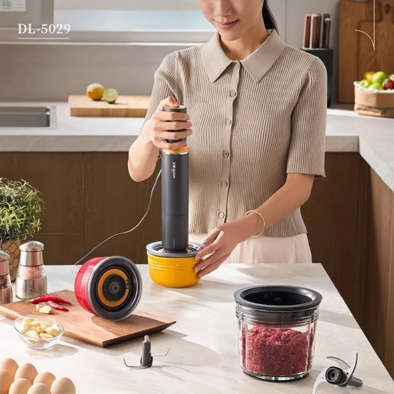 フードプロセッサー多機能ブレンダー家庭用小型ガーリックマッシャークラッシャー真空保存ミンチ肉ニンニク皮むき機