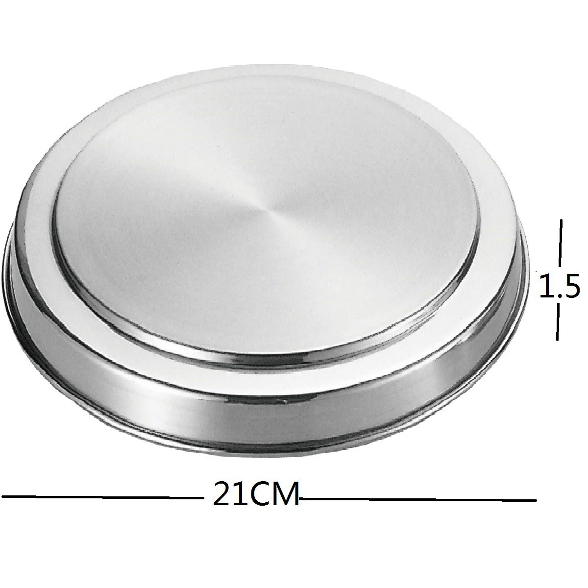 4Pcs Stainless Steel Hob Covers Stove Plate Top Cooker Protector Kit Set Utensils 17/21CM Kitchen Accessories