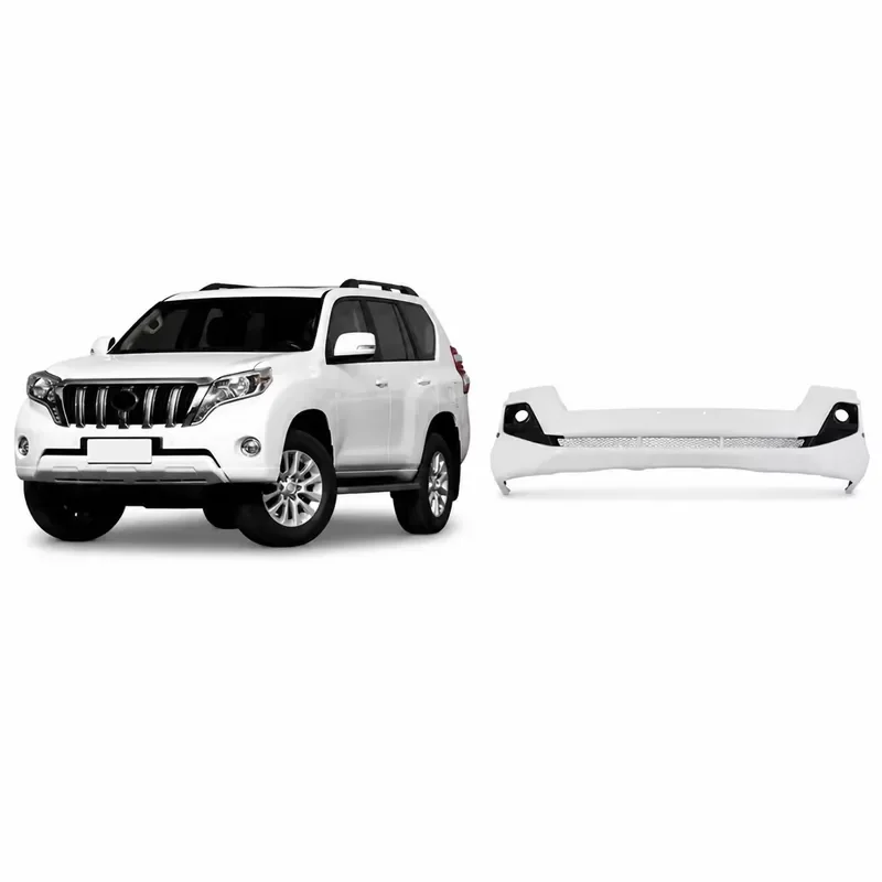 for Toyota Land Cruiser Prado LC150 Sport Front Bumper Lip Trim with Fog Light Hole 4WD Body Kit Accessories