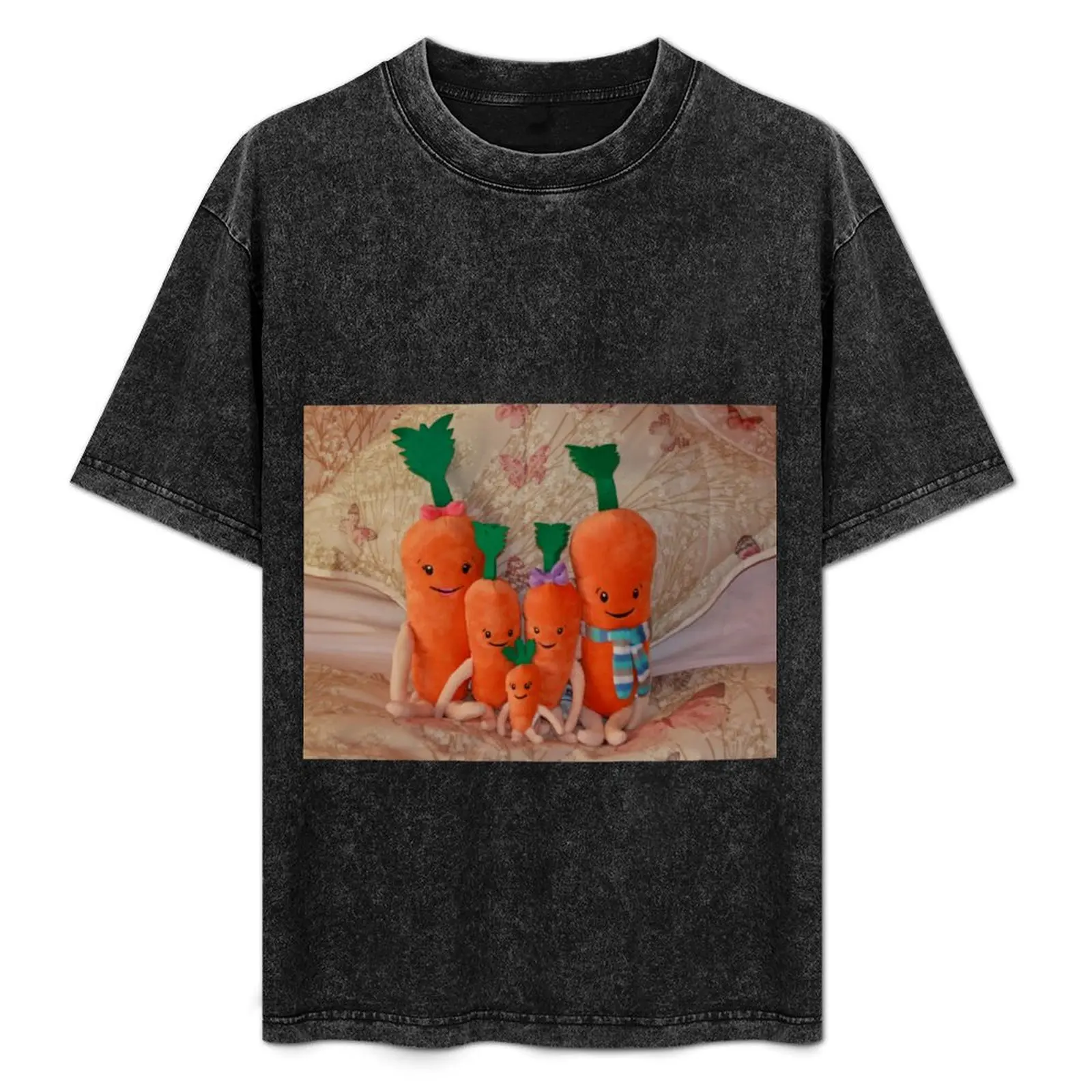 Carrot Family ( Kevin, Katie, Chardonnay, Jasper & Baby Carrot ), T-Shirt cheap stuff oversized graphic tee shirts men