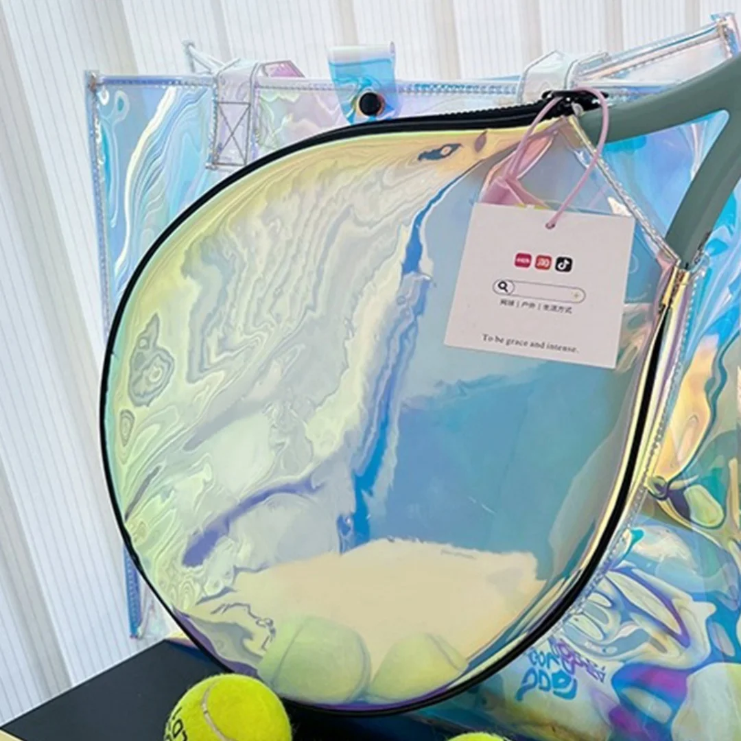 야외 스포츠 테니스 가방 다채로운 기능 토트 방수 대용량 레이저 한국어 패션 어깨 휴대용 배드민턴 가방