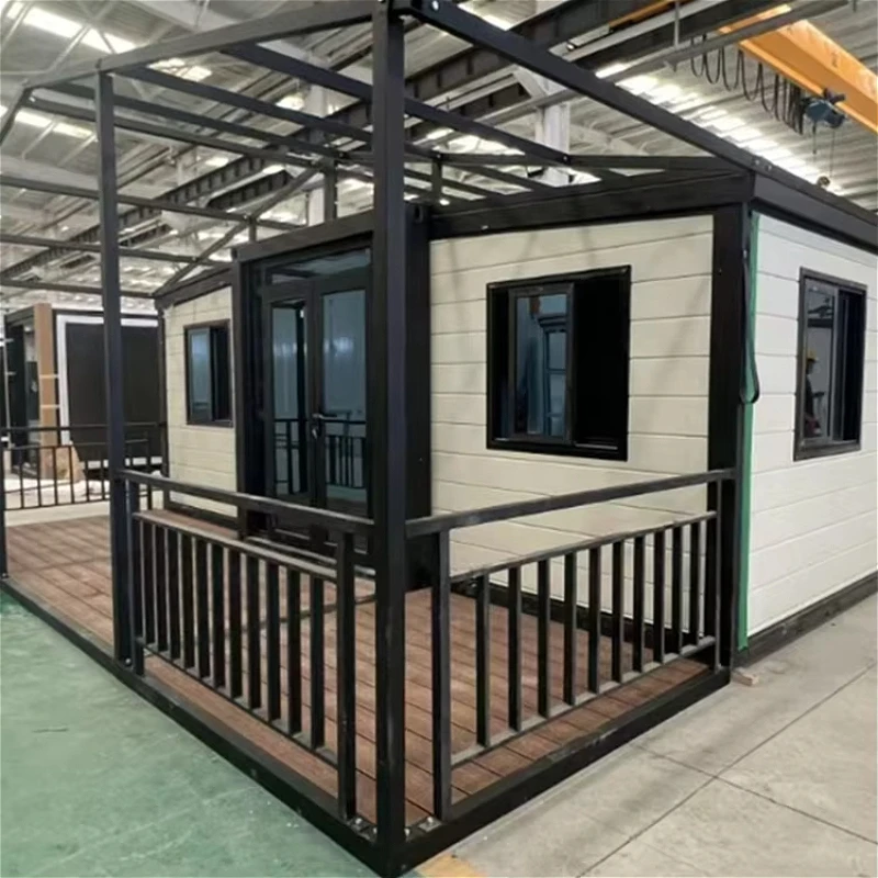 Eco Friendly Portable Container House and Modern Mobile Home 40ft 3 Bedrooms Expandable Design