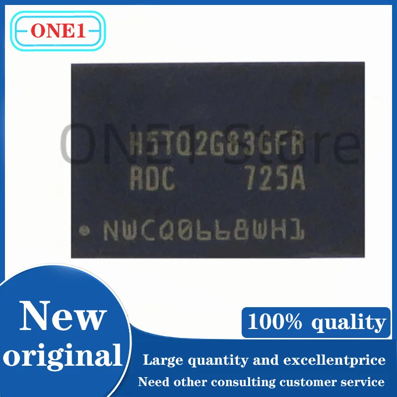 

1PCS/lot New original H5TQ2G83GFR-RDC H5TQ2G83GFR FBGA-78 memory chip