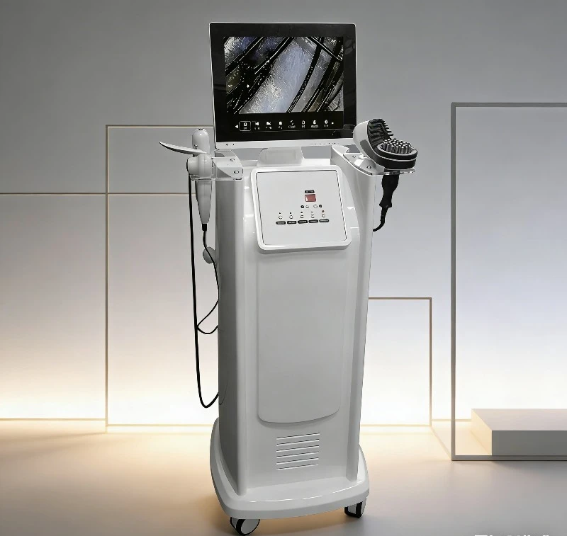 Scalp S PA Care Spray Gun Massage Comb High-Frequency Tri-Light Detection Therapeutic Device