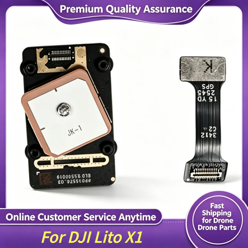 Original GPS Module Equipped with Flex Cable for DJI Lito X1 95% New Replacement Repair Spare Parts