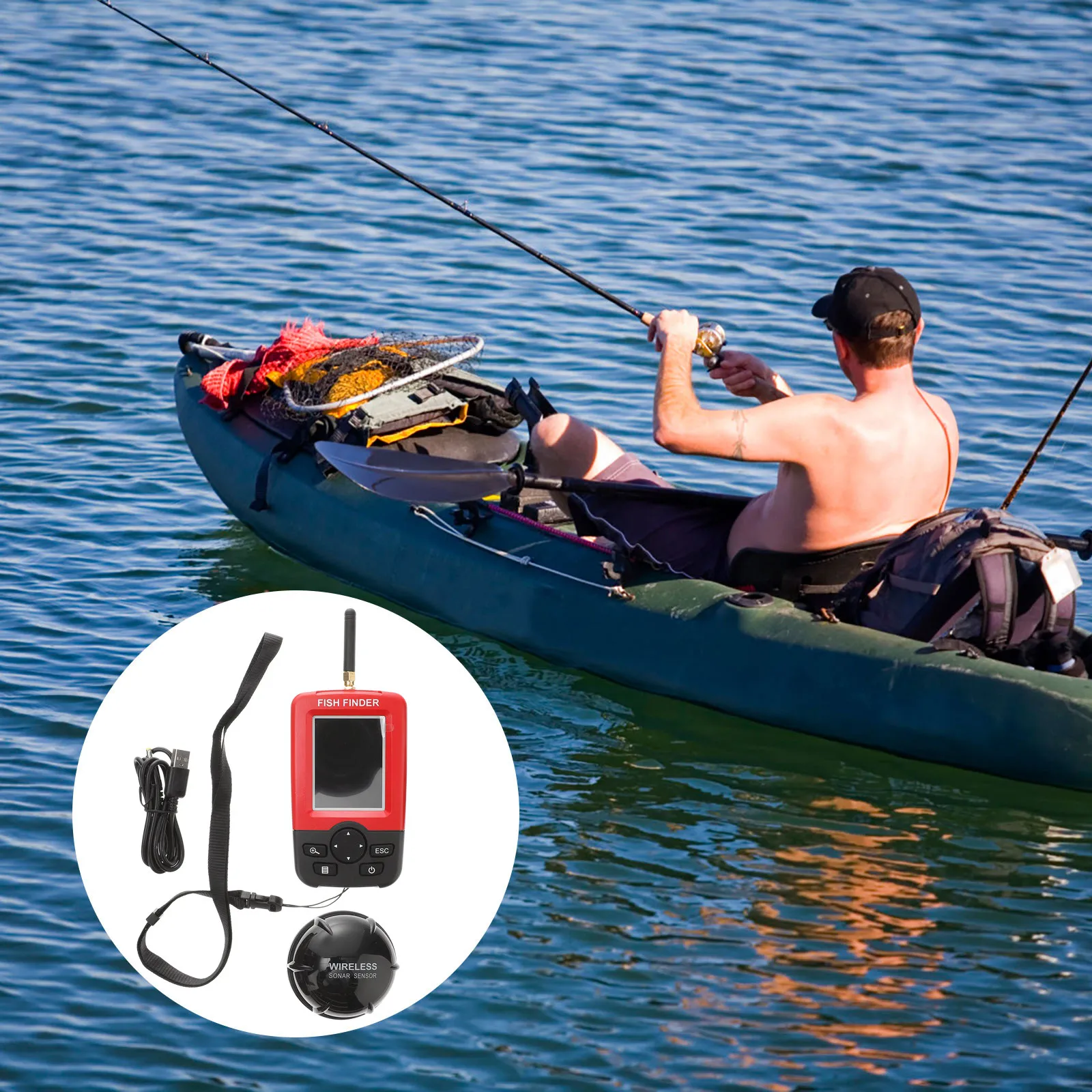 Visvinder 100M dieptesensor sl - Fishing Depth Finder recensie en prijs
