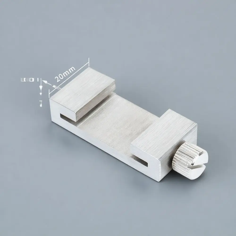 Steel Ruler Locating Slider Aluminum Scriber Woodworking Fixed Block Metal Layout Measuring Tool Marking Gauge Set