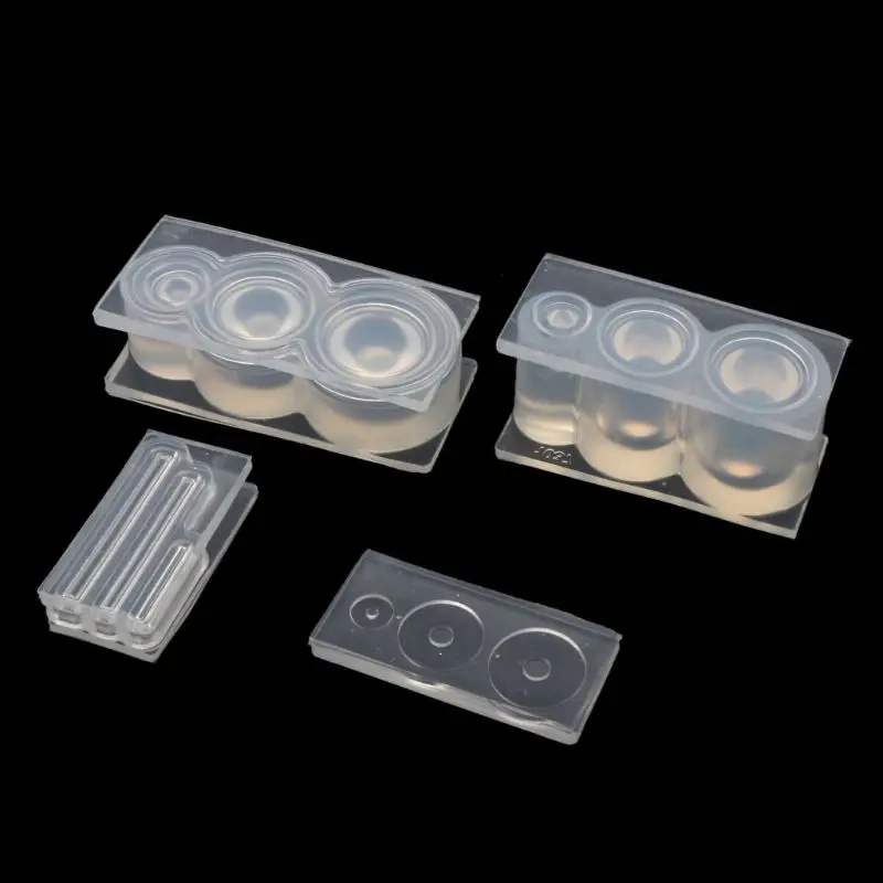 Mini Milk Tea Cup Silicone Mold with Straw Mold DIY Crafts Tools for Kids Home Y08E