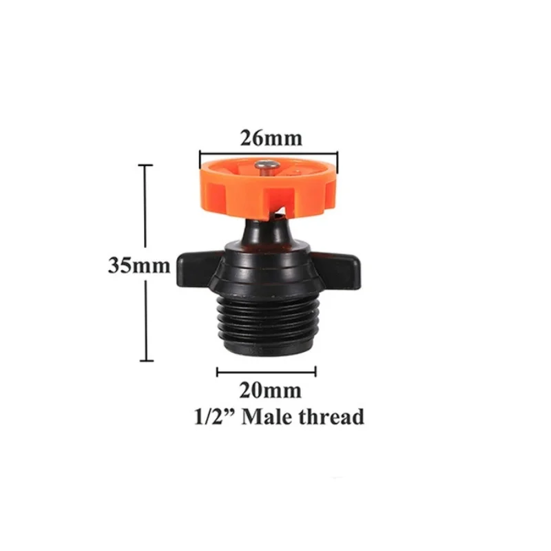 360 Degree Automatic Rotation Sprinkler Male Thread Watering Nozzle Sprinkler Garden Park Lawn Flower Vegetable Irrigation