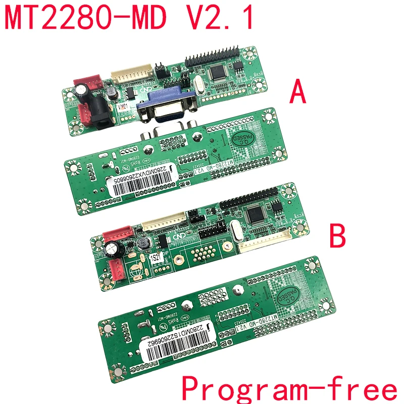 MT169/MT6820-MD/2280-MD V2.1 Universal LVDS LCD Monitor Screen Program LVDS LCD Driver Board Support 10-42 Inch Laptop TV