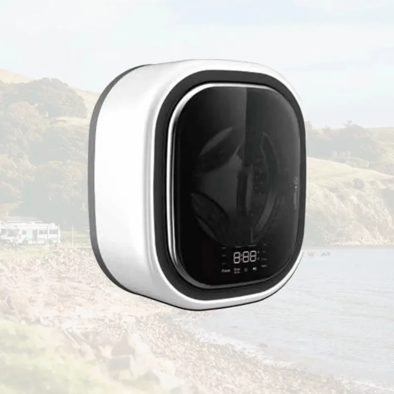 

Caravan Portable Washing Machine With Dryer Can Be Added Suitable For RV Camping Yacht Lightweight Design