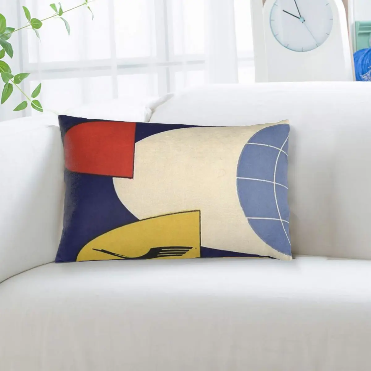 Deutsche Lufthansa Vintage Rectangle Pillowcase Cushion Cover Decor Bedroom Bed Home Comfort Throw Pillow