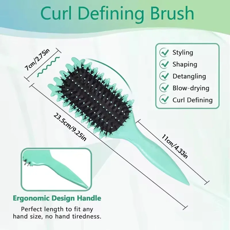 مشط وسادة هوائية للتدليك العصري، مشط كذاب للشعر المجعد، مشط تدليك فروة الرأس وأداة تصفيف الشعر #6