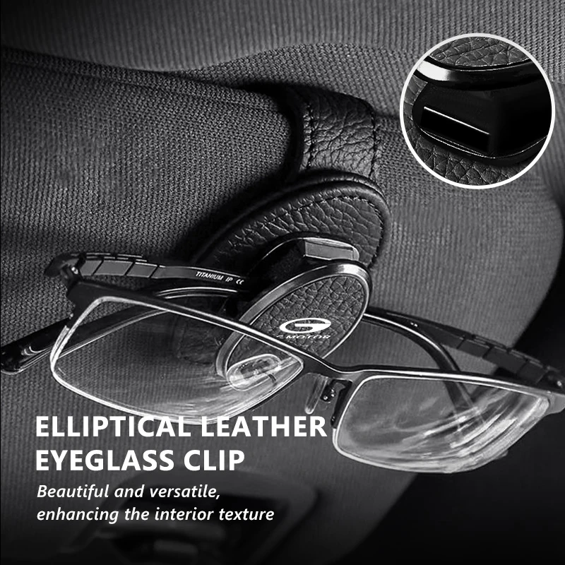 Car Sun Visor Eyeglass Hanger Clip Glasses Holder Card Storage For GAC MOTOR GS3 GS4 GS5 GS8 GA4 GA6 GA8 EMPOW Trumpchi Aion