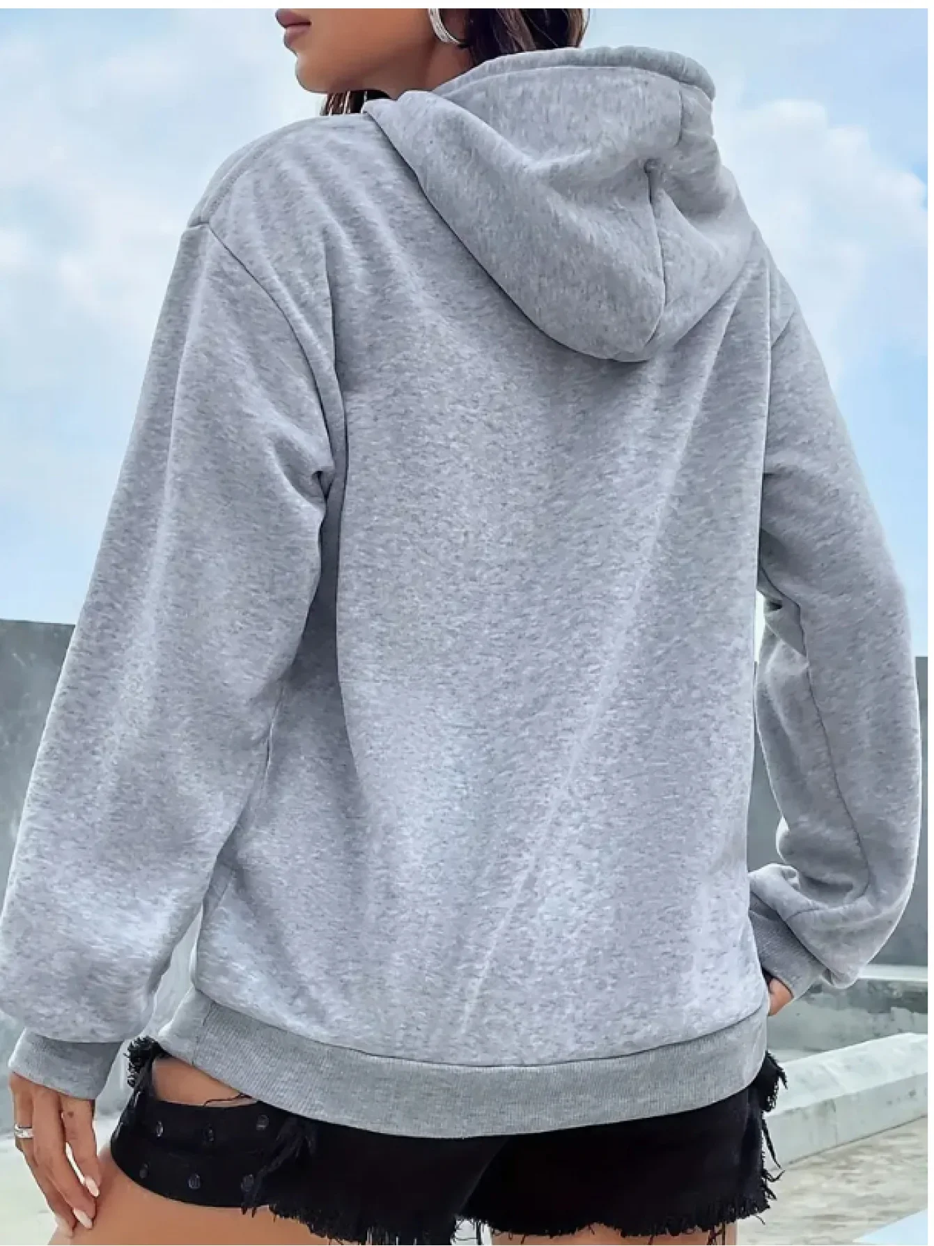 

Женская толстовка с капюшоном и шапкой для повседневной и официальной одежды, осенне-зимняя одежда, повседневная и модная.
