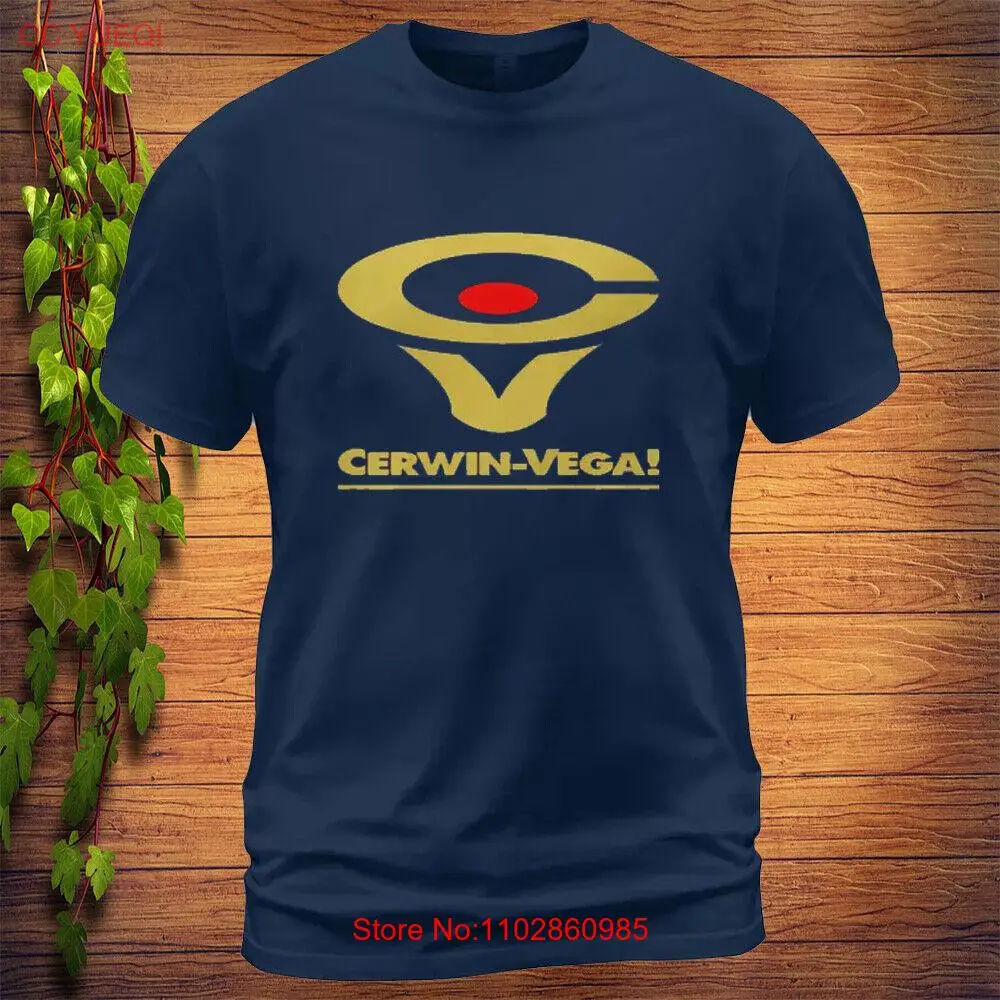 Футболка с логотипом Audio Cerwin Vega Profesional, сделанная в США, размеры от S до 5XL