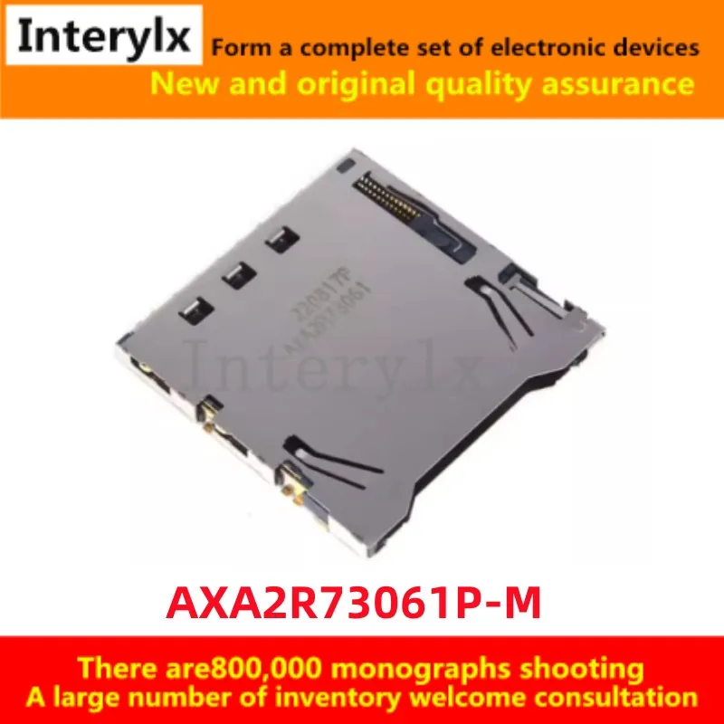 5-20Pcs/Lot SD card holder AXA2R73061P-M AXA2R73061A2R73061P Push-pull card holder SMD 9P memory card slot