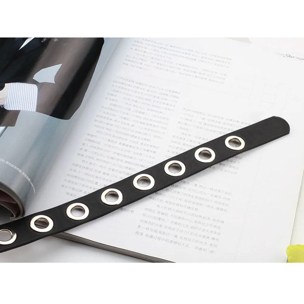 

1Pcs Simple PU Chain Belt Black Fashion Waist Belt Suitable for Jeans Casual Formal Unisex Gift Accessory