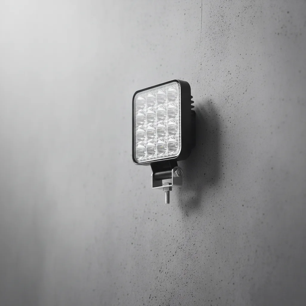 مصباح عمل LED عالي التحمل 12 فولت - 24 فولت - IP65 مقاوم للماء، أوضاع مزدوجة للبقع/الفيضانات مع حماية من الحمل الزائد