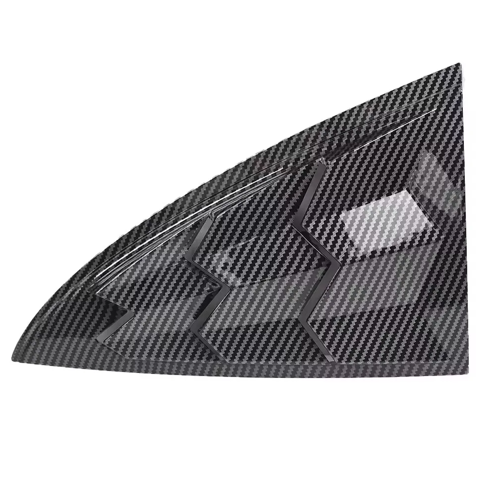 Cheap Carbon Fiber Side Window Louvers Air Vent Scoop Shades Cover Blinds Trim For  Model 3/Y Car Accessories