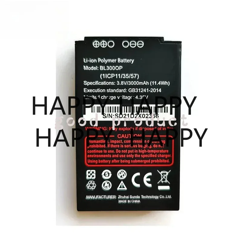 NEW Original 3.8V 3000mAh BL300OP Battery For RugGear MBP3601 Mobile Phone MN