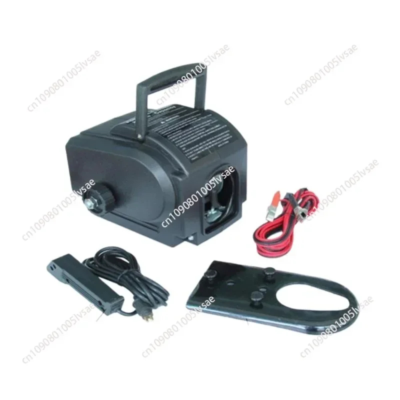 Portable Electric Winch 2000 LB Remote Towing Hitch Truck Trailer Boat 12Volt Electric WinchTraction Hoist