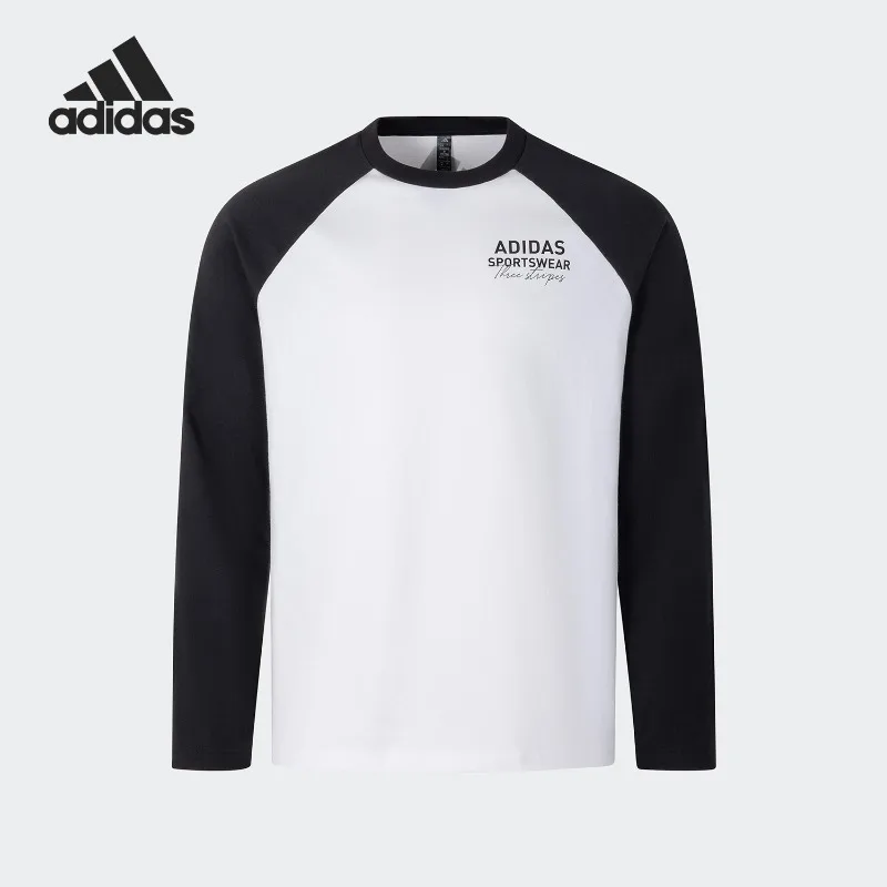 

Adidas New Men's and Women's Splicing Loose Casual Long-sleeved JZ0114