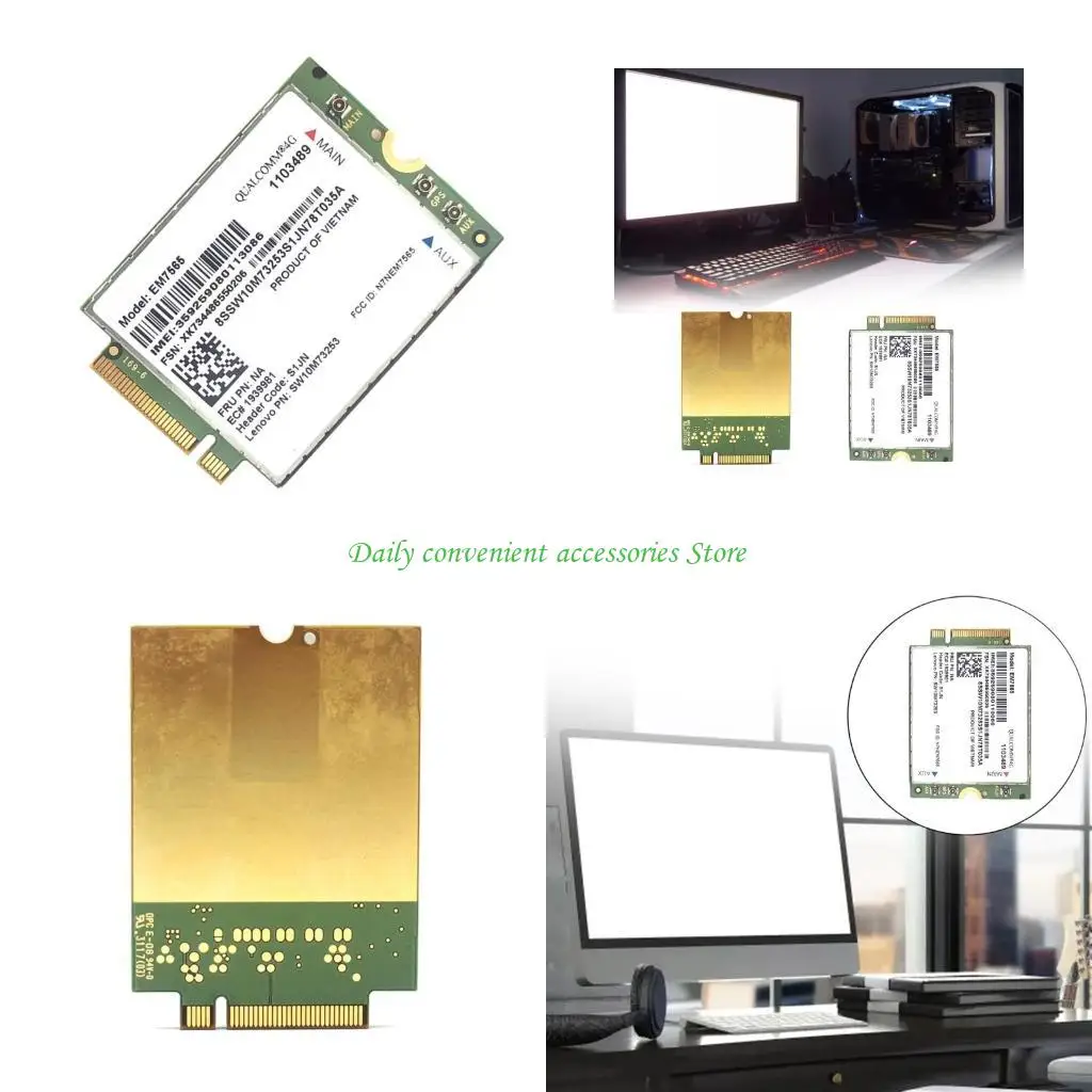 

97QB для Carbon 6-й беспроводной карты EM7565 LTE CAT12 4G модуль глобального покрытия