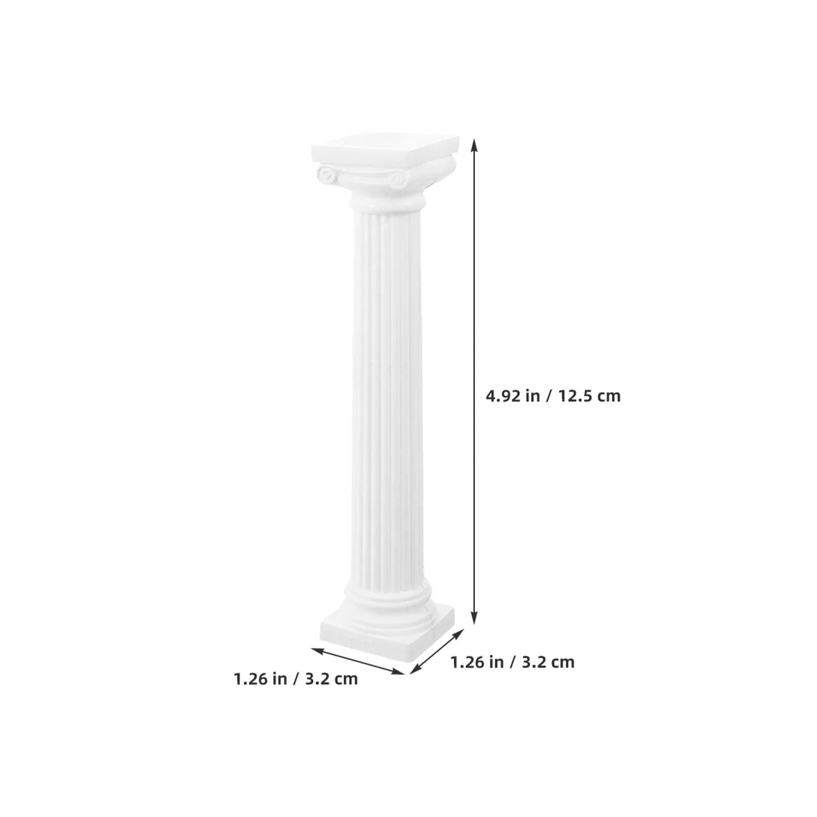 4Pcs Roman Pillars for Garden Mini Roman Column Wedding Party Decoration Photo Prop Sand Table Ornament Pillars Decorations