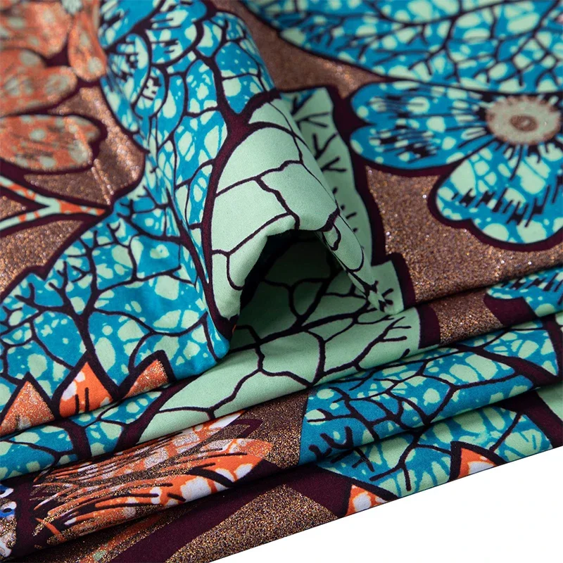 African Ankara Print - Tecido de Algodão Africano com Estampa