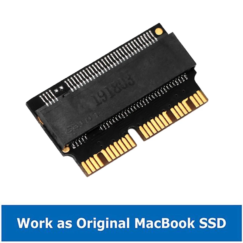 Adaptateur M.2 NVcloser SSD pour Air Pro Retina Mid 2013-2017, Kit AHCI pour A1465 A1466 A1398 A1502