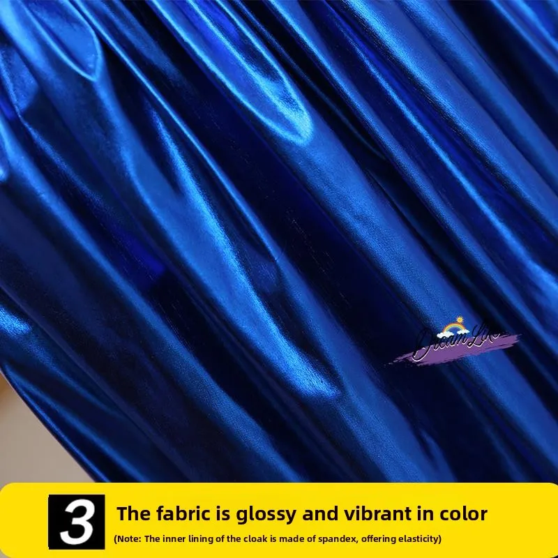 Costume da strega per bambini, mantello da spettacolo teatrale, mantello da principe, per festival di sei uno dei più piccoli