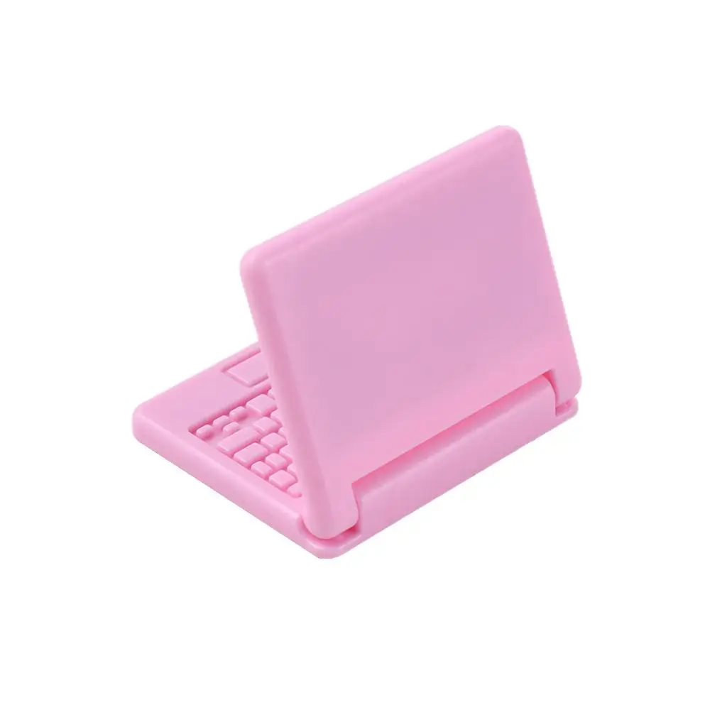 DIY الملحقات دمية ديكور الكمبيوتر مصغرة محاكاة الكمبيوتر المحمول دمية مصغرة دمية الكمبيوتر دمية الأثاث