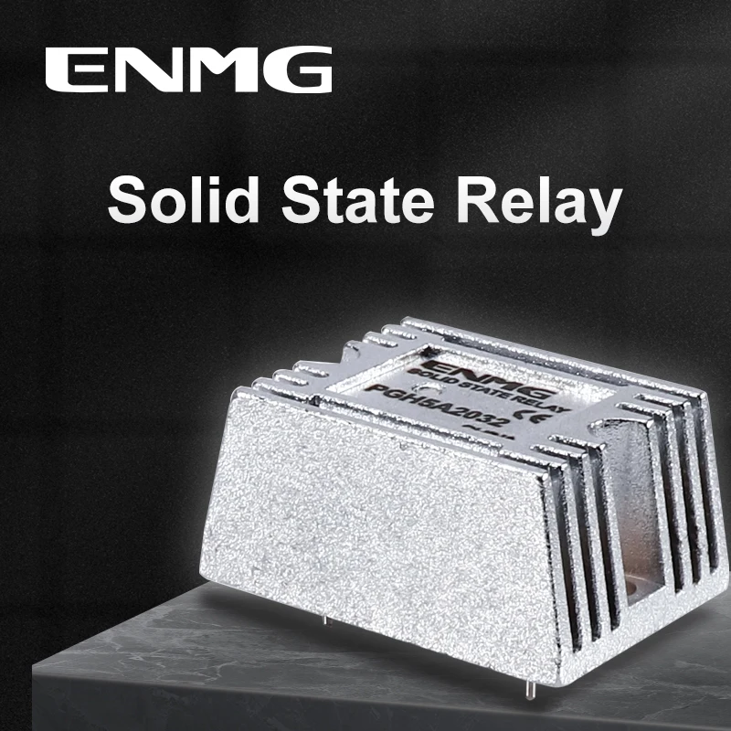 ENMG PGH Aluminum Housed Small Solid State Relay 3-32VDC5A EMCDirect Plug-in No Contact DC Control AC Opto-isolated MOSFET TRIAC